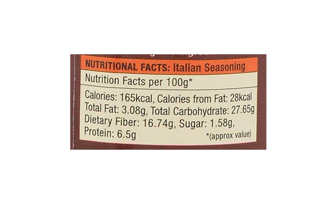 Down To Earth Organic Italian Seasoning    Bottle  60 grams